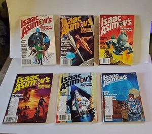 Isaac Asimov's Science Fiction Magazine 1978, '79, '80, ' 81 Partial Sets Good - Picture 1 of 3