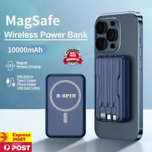 Cargador externo inalámbrico magnético PD 20W Banco de alimentación MagSafe para iP 16 15 14 13 - Imagen 1 de 19