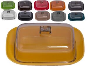 Butter Dish with Transparent Lid Storage for 200 g Fridge Cheese Box Holder
