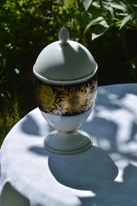 Hutschenreuther Kobalt Gold Deckelbonbonnière 24cm hoch - Bild 1 von 1
