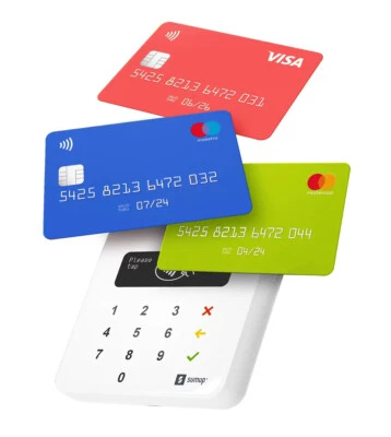 SumUp® Air Card Reader: Contactless Payment Terminal Mobile Payments No Contract - Image 1 of 4