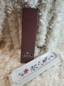 SOPORTE DE LÁPIZ DE PORCELANA BOTÁNICA Avon Decoración Vintage ¡NUEVO EN CAJA! - Imagen 1 de 9