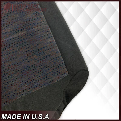 2001 Chevy Silverado 1500 2500 HD LS LT capa de assento de substituição para motorista em cinza DK - Imagem 1 de 4