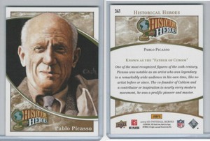 2009 Upper Deck, Historical Heroes, #341 Pablo Picasso