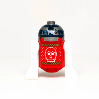 Lego 75340 Star Wars Minifigure:  R2-D2 in Holiday C-3PO Sweater (sw1241) 75340 - Image 1 of 4