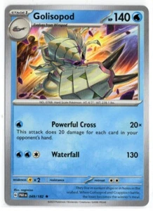 Pokemon Paradox Rift NON-HOLO 049/182 Golisopod DECK EXCLUSIVE - Picture 1 of 2
