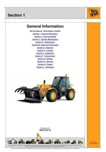 Jcb 531-70 533-105 535-95 535-125 535-140 to 540-170 Workshop Delivered Today - Picture 1 of 4