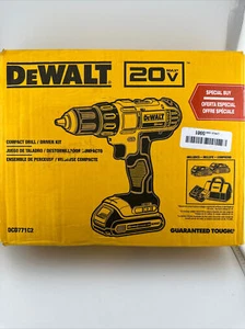 DEWALT DCD771C2 20V MAX 1/2" Compact Drill Driver Kit w/ 2 Batts (1.3 Ah) - Picture 1 of 1