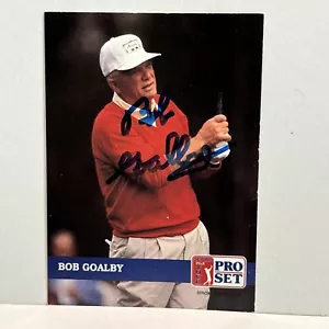 G54 Bob Goal von #245 Pro Set PGA Golf Tour handsignierte signed Autogrammkarte - Bild 1 von 5