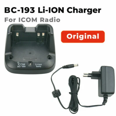 BC-193 Original ICOM standard charger For IC-F3101 IC-F4101 IC-F3210 F3002 V80 - Image 1 of 4