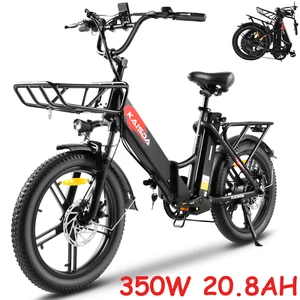 E Bike 20 Zoll 3.0 Fatbike 748wh Klapprad Elektrofahrrad Shimano 7 Gang Schwarz - Bild 1 von 8