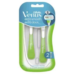 Gillette Venus Extra Smooth Green Disposable Women's Razors, 2 Count - Picture 1 of 2