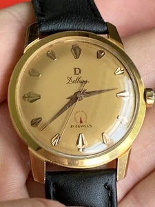 Rare Delbana Waterproof 21 Jewels Incabloc Swiss Made In Perfect Conditions - Picture 1 of 23