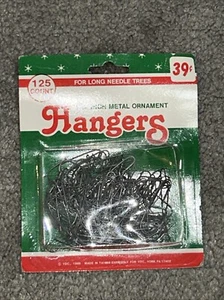Vintage Christmas Ornament Hanger Hooks for Long Needle Trees - Package of 125. - Picture 1 of 2
