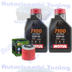 Kit De Cambio De Aceite Motul 7100 20W50 + Filtro Para Husqvarna TE610 Y LT 2000 - Imagen 1 de 6