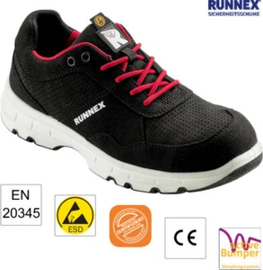 Zapatos de trabajo Runnex 5179 S1P ESD Flexstar zapatos de seguridad zapatos bajos - Imagen 1 de 5