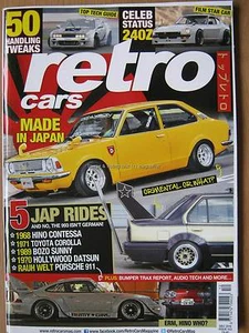 Retro Cars December 2016 Toyota Corolla Sunny Porsche 911 Datsun 240Z Contessa - Picture 1 of 1