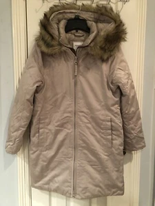 NWT Abercrombie And Fitch Women Hooded Tech Parka Light Brown S $220 - Picture 1 of 12