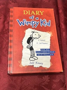DIARY OF A WIMPY KID # 1 JEFF KINNEY 2007 HARDCOVER GREAT VALUE FAST SHIPPING!!! - Picture 1 of 4