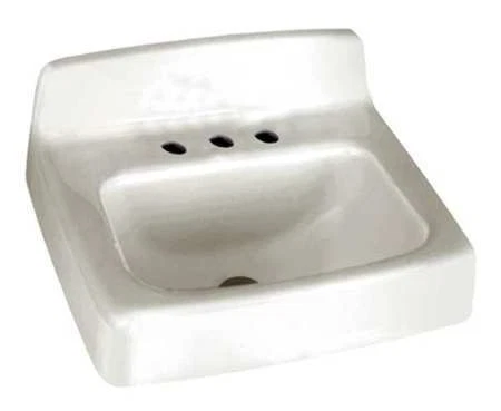 American Standard 4869008.020 Bathroom Sink,Enameld Cast Iron,18 In. L Cover