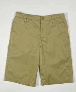 Under Armour Boys 9" Khaki Performance Golf Chino Shorts Stretch Sz 14 EXCELLENT - Picture 1 of 5