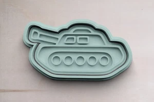 Keksform Panzer – Keksausstecher PLA Geschenkidee für Eltern & Kinder Backspaß - Bild 1 von 5