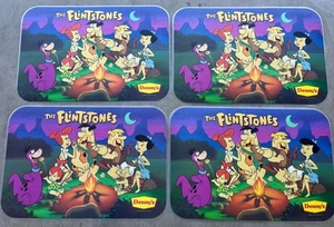 Lote de 4 manteles individuales The Flinstones Denny’s Restaurant Fogata Dino Bam-Bam - Imagen 1 de 6