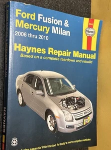 HAYNES FORD FUSION & MERCURY MILAN REPAIR MANUAL 2006 thru 2010 36045 - Picture 1 of 9