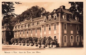 Postal Weimar Casa de la Frau de Stein Turingia 1911 postal de campaña - Imagen 1 de 2