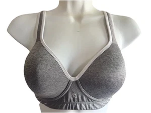 Danskin Now Sports Bra 34A Support Wireless Gray Sleep Intimates Women Clothing - Picture 1 of 4