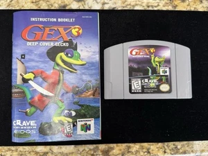 Gex 3: Deep Cover Gecko (N64, 1999) Nintendo 64 - Picture 1 of 4