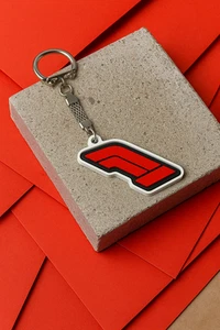 F1 Schlüsselanhänger Formel 1 Logo Keychain Fanartikel Geschenk Motorsport - Bild 1 von 4