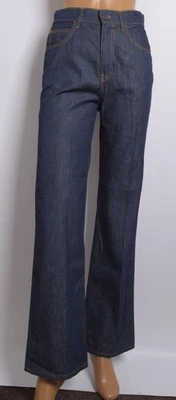 Pantalones de mezclilla acampanados lisos 100 % algodón azul marino THE ROW para mujer talla 4 Foto 1 de 4