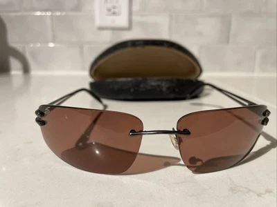 Serengeti Verona Polarized Photochromic Sunglasses Titanium Frame Rose Lenses - Image 1 of 4