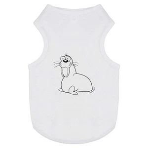 'Walrus' Pet Dog / Cat T-Shirt (PT000145) - Picture 1 of 25