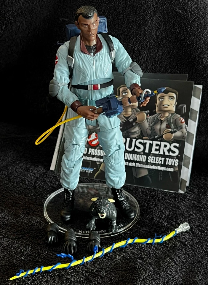 WINSTON ZEDDEMORE con MINI ZUUL • DIAMOND SELECT SERIE REAL GHOSTBUSTERS Foto 1 de 4