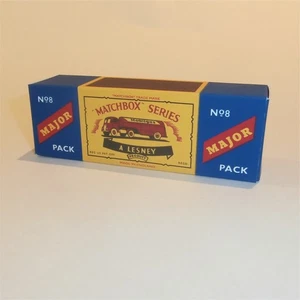 Matchbox Major Pack 8 a Petrol Tanker C Style Repro Box - Picture 1 of 4