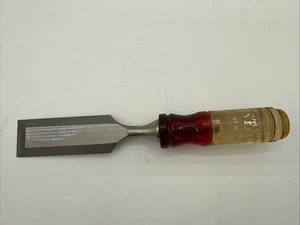 1 Zoll Stechbeitel Neu HIRSCH von Buck klar/rot harter Griff 7 Zoll Neu aus altem Lagerbestand Holzbearbeitung USA Werkzeug - Bild 1 von 8