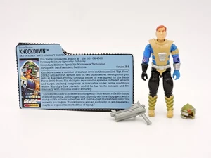 KNOCKDOWN Sky Sweeper Driver G.I. JOE Battle Force 2000 COMPLETO vintage 1987 - Foto 1 di 3