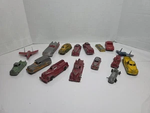 Vintage Lot Of 16 Metal Tootsie Toy Hubley Manoil USA Vehicles - Picture 1 of 12