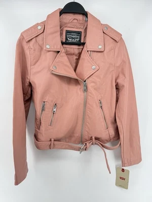 Chaqueta Moto Levis Rosa Melocotón Salmón L Foto 1 de 3