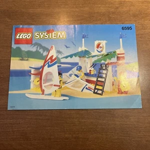 Lego System 6595 Surf Shack Instruction Manual Book Only 1993 - Picture 1 of 2
