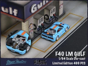 SW 1:64 F40 LM Modello di auto pressofusa Gulf - Foto 1 di 5