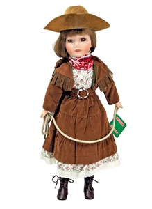House of Lloyd Christmas Around The World Jesse Jan Cowgirl 19" Tall Doll - Picture 1 of 22