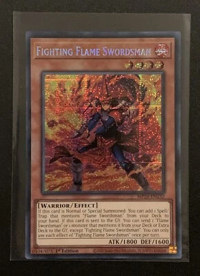 Fighting Flame Swordsman - MP24-EN132 - Secret Rare - 1st Edition - YuGiOh - Image 1 of 3