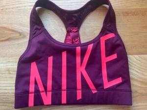 Nike XS Sports Bra X-Small Nike Pro Classic Logo Read Bra - Picture 1 of 5