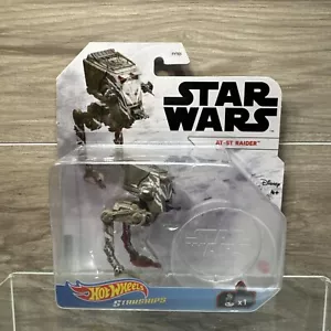 NEW Mattel Hot Wheels Starships GWV24 Star Wars AT-ST RAIDER Die-Cast Vehicle - Picture 1 of 4