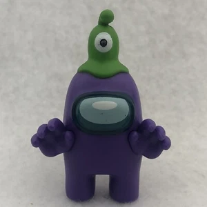 Mini Figura Just Toys Among Us 2", Serie 1 Caja Ciega Púrpura Cabeza Alienígena (Suelta) - Imagen 1 de 4