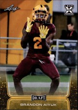 2020 Leaf Draft Pre NFL Rookie Football Trading Card Base or Gold Pick From List