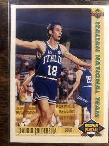 1991-92 Upper Deck International Italian Claudio Coldebella #118 NM-MT Italy - Picture 1 of 3